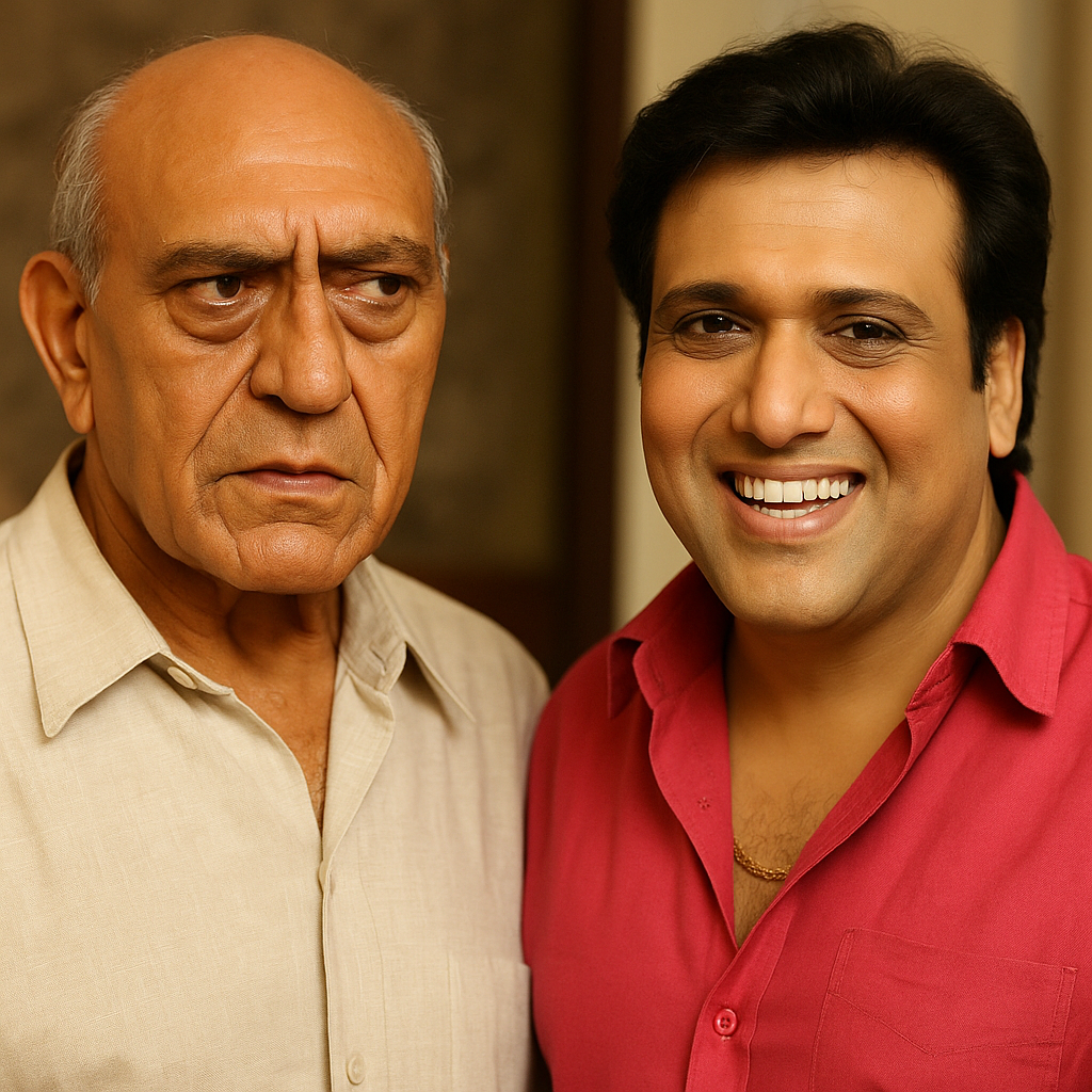 Amrish Puri and Govinda