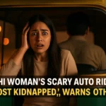 Delhi Woman Scary Auto Ride