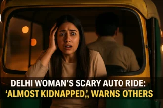Delhi Woman Scary Auto Ride