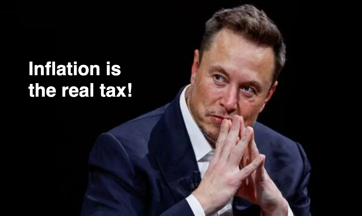 Inflation is the real tax