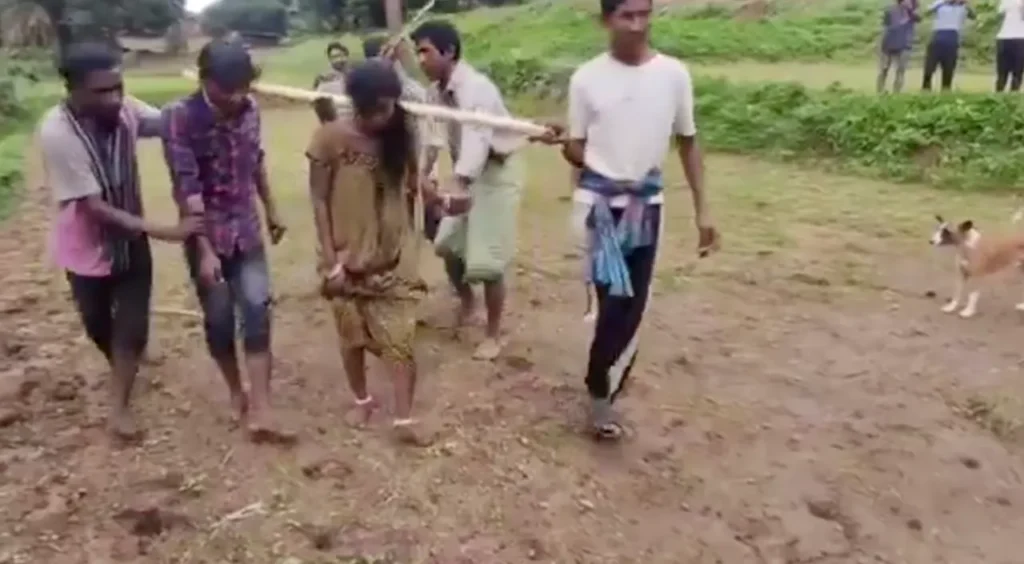 Odisha couple forced to plough field