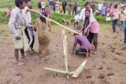 Odisha couple forced to plough field