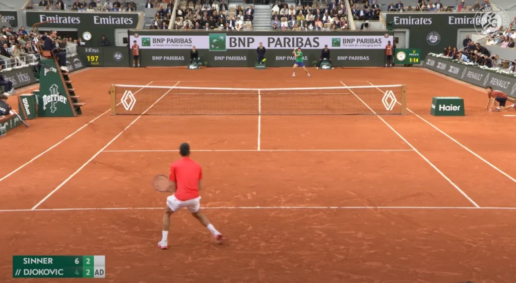 Sinner beats Djokovic