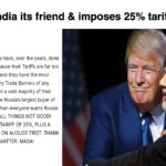 Trump tariff on India