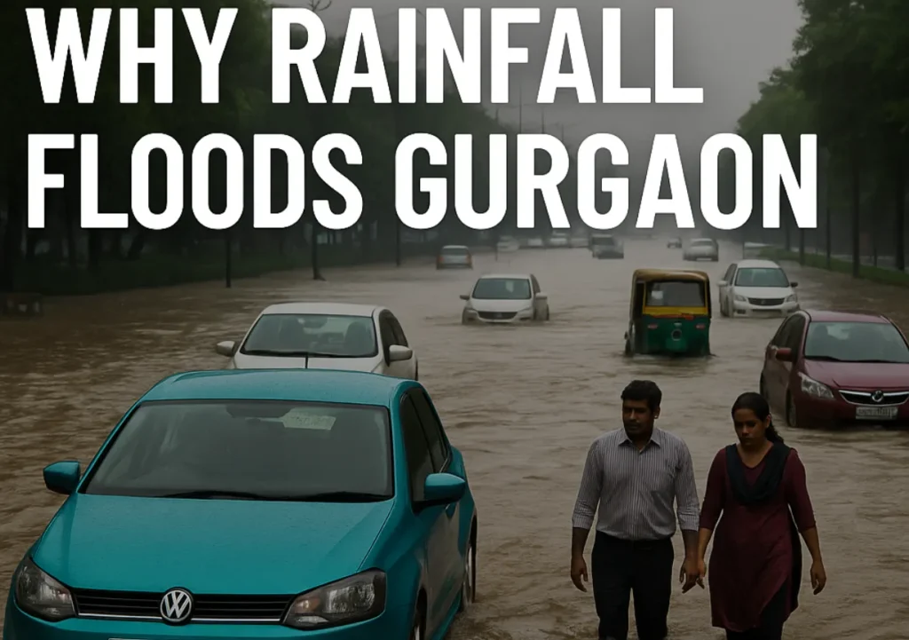 Why Rainfall Floods Gurgaon