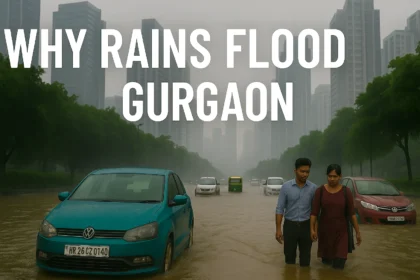 Why Rainfall Floods Gurgaon