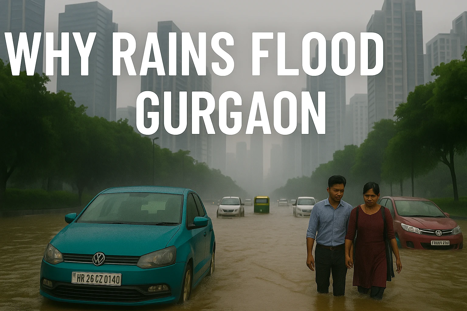Why Rainfall Floods Gurgaon