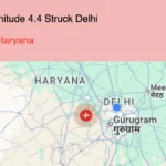 earthquake in delhi
